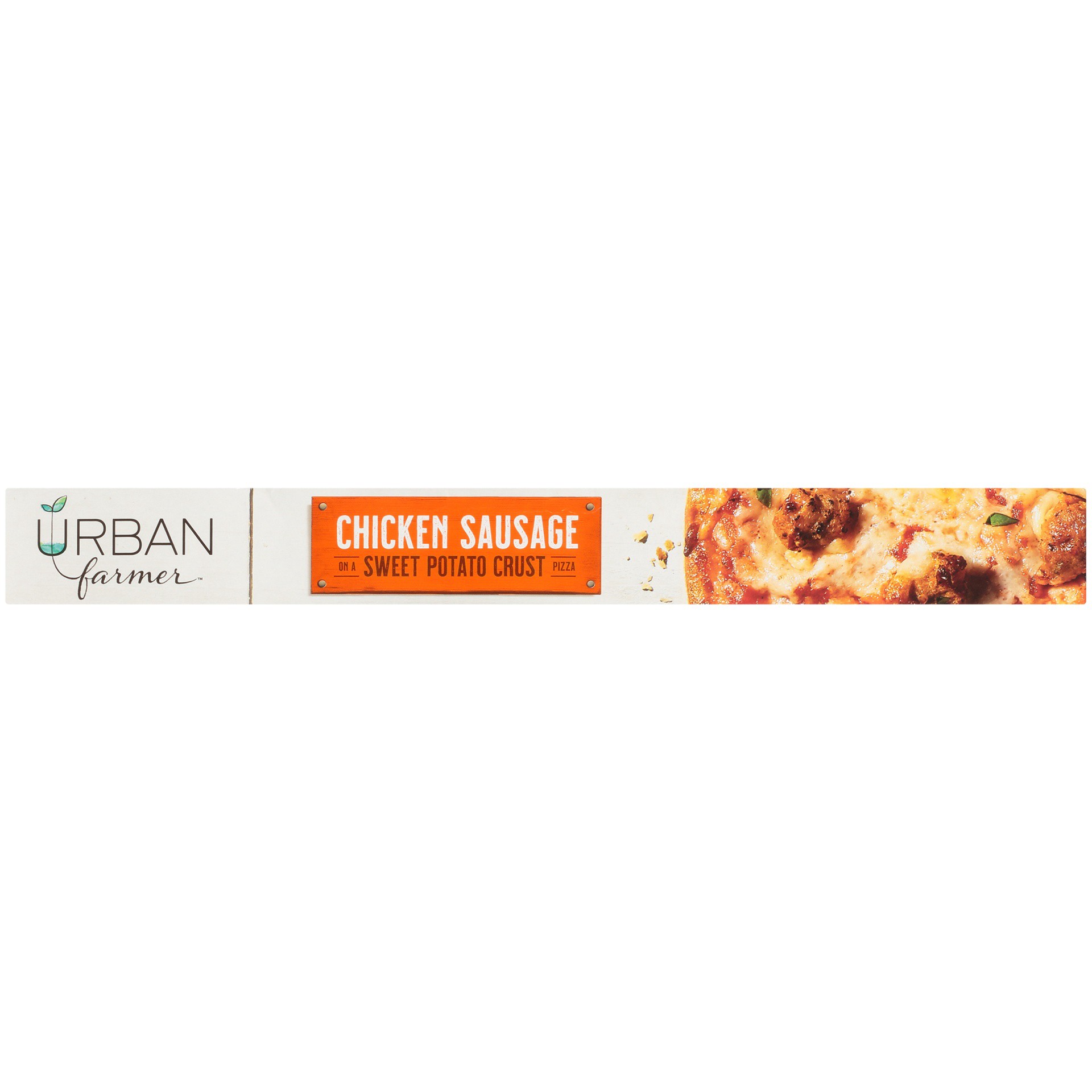 slide 4 of 8, Urban Farmer Chicken Sausage On A Sweet Potato Crust Pizza, 14.3 oz