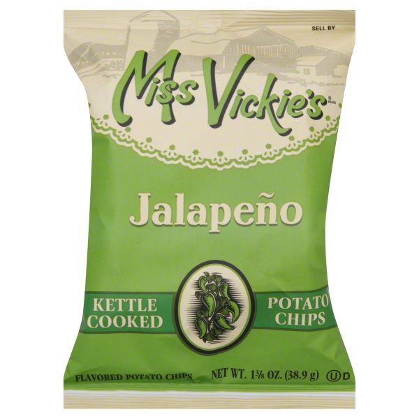 slide 1 of 4, Miss Vickie's Jalapeno Potato Chips, 1.375 oz