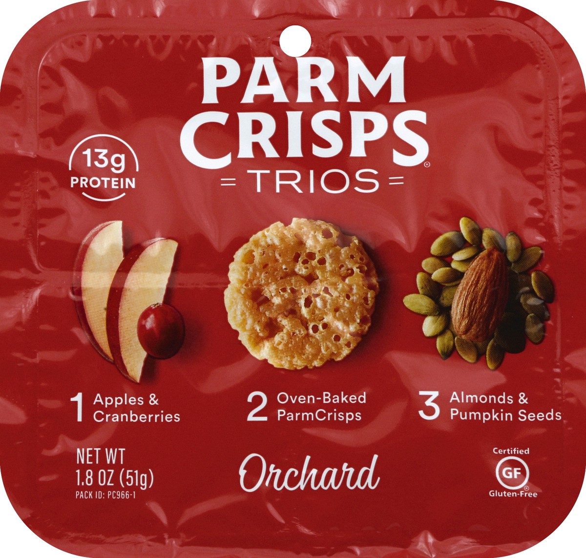 slide 4 of 5, ParmCrisps Parm Crisps Trios Original, 1.8 oz