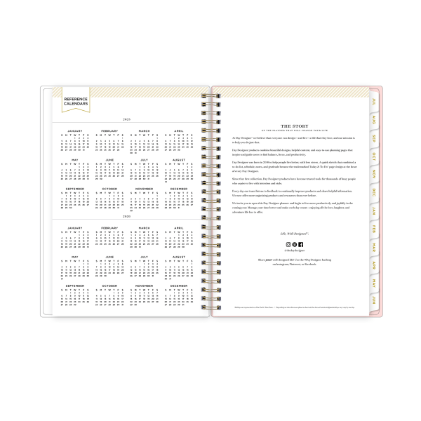 slide 4 of 10, Blue Sky 2025-2026 Day Designer June Notes Weekly/Monthly Academic Planning Calendar, 5-7/8"" x 8-5/8"", July 2025 to June 2026, 151696, 1 ct