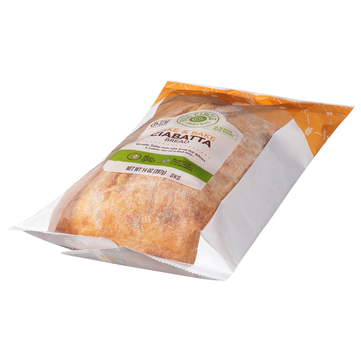 slide 6 of 14, Full Circle Market Take & Bake Ciabatta Bread 14 oz, 14 oz