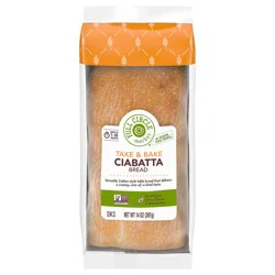 Full Circle Market Take & Bake Ciabatta Bread 14 oz