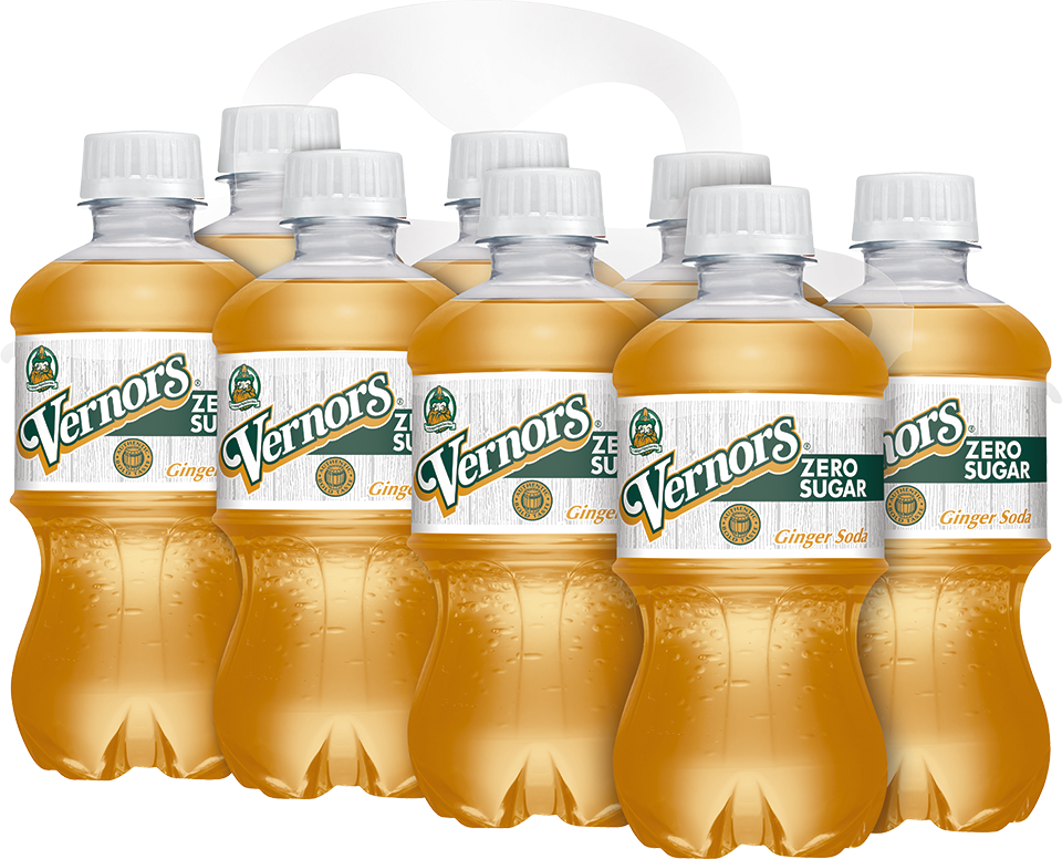 slide 2 of 5, Vernors Zero Sugar Ginger Soda, 12 fl oz bottles, 8 pack, 8 ct; 12 fl oz