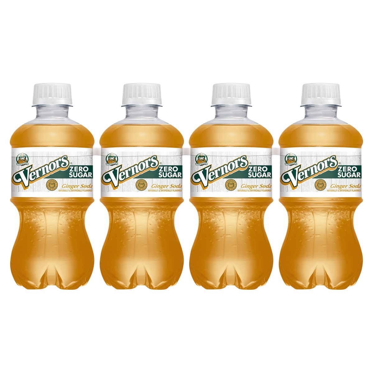 slide 1 of 5, Vernors Zero Sugar Ginger Soda, 12 fl oz bottles, 8 pack, 8 ct; 12 fl oz