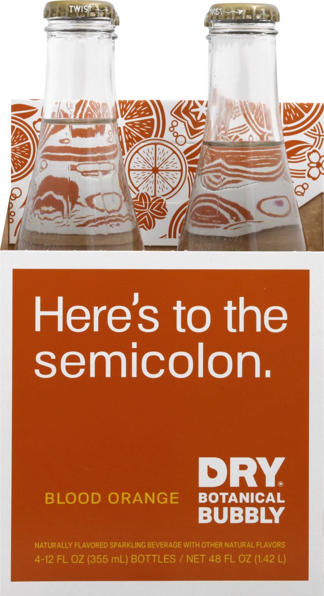 slide 4 of 12, Dry Soda Blood Orange Dry Blood Orange Soda, 12 oz