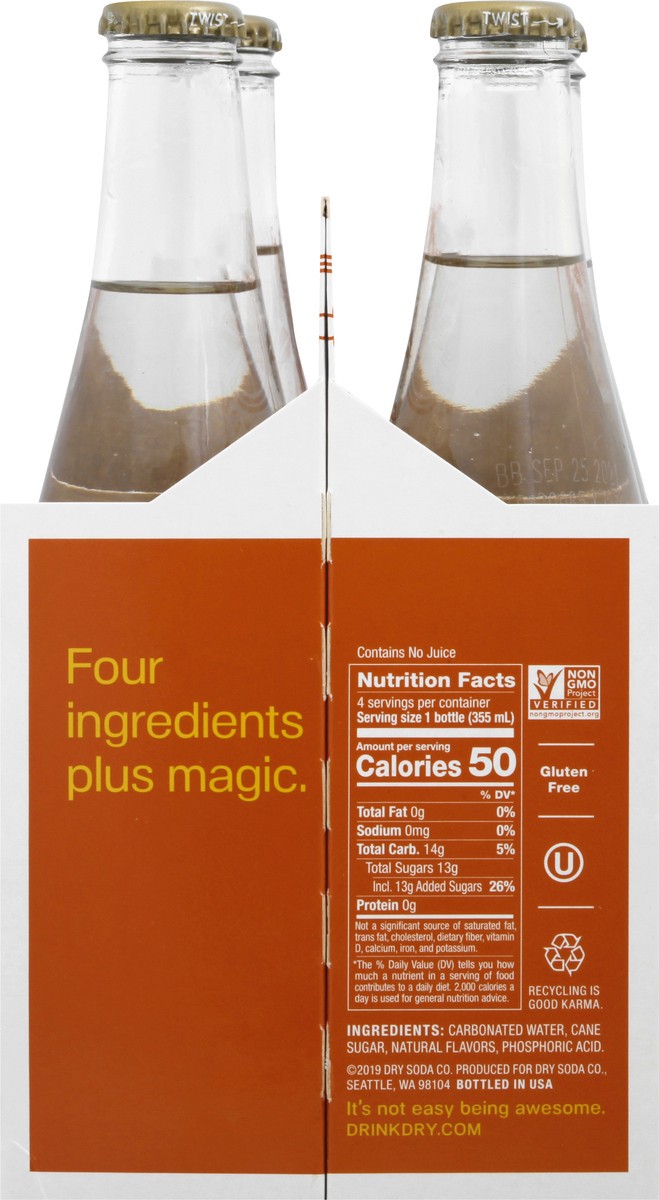 slide 9 of 12, Dry Soda Blood Orange Dry Blood Orange Soda, 12 oz