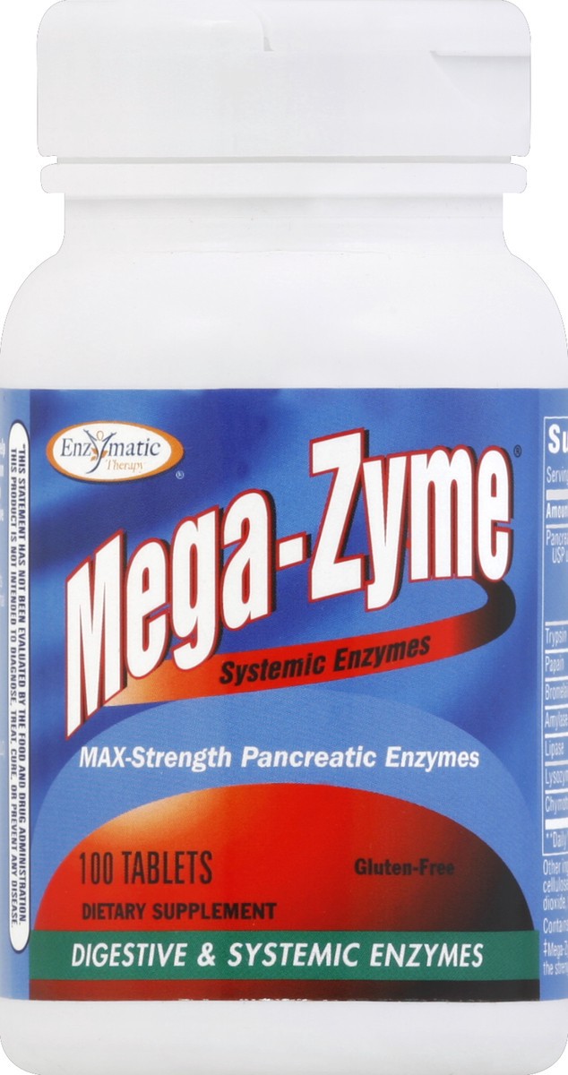 slide 2 of 2, Enzymatic Therapy Mega-Zyme 100 ea, 100 ct