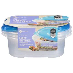 SE Grocers Click & Lock Containers Large Entree