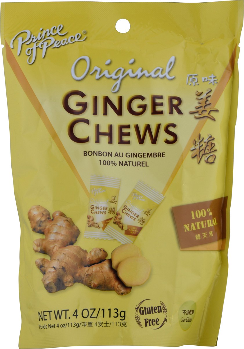 slide 2 of 9, Prince of Peace Original Ginger Chews 4 oz, 4 oz