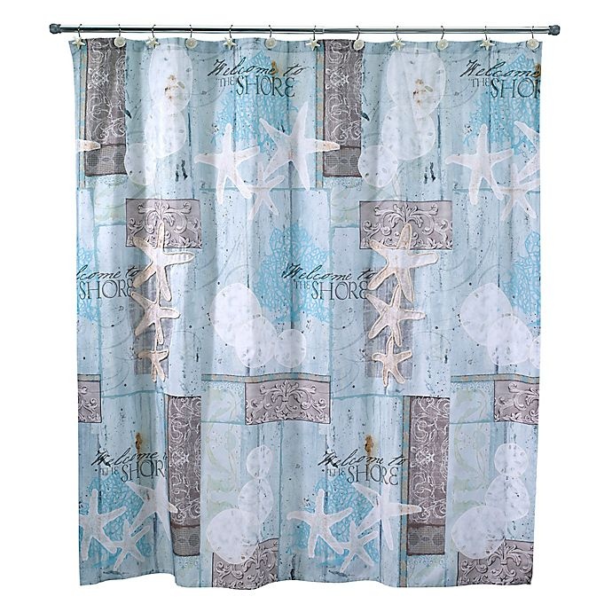 slide 1 of 2, Avanti Beachcomber Shower Curtain, 1 ct