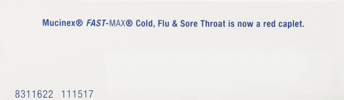 slide 4 of 9, Mucinex Fast-Max Cold, Flu, & Sore Throat Caplets, 8ct, 4 ct