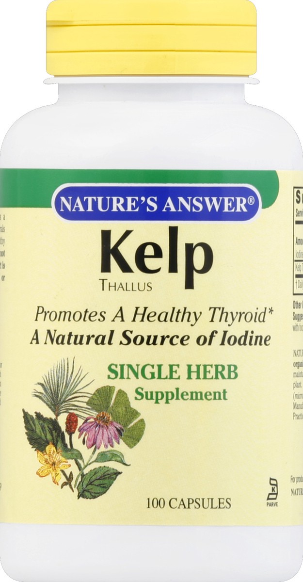 slide 2 of 2, Nature's Answer Natures Answers Kelp Thallus, 100 ct