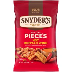 Snyder's of Hanover Hot Buffalo Wing Flavored Pretzel Pieces, 11.25 Oz