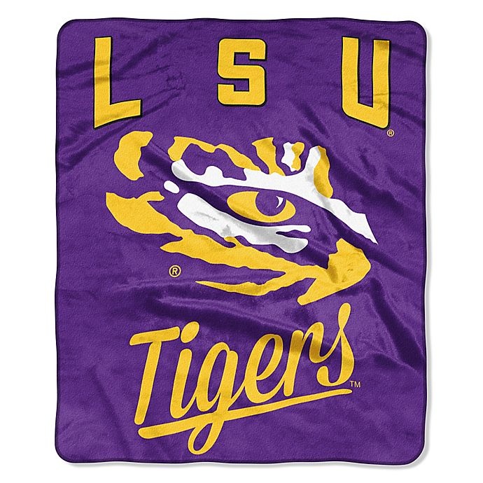 slide 1 of 1, NCAA Louisiana State University Raschel Throw Blanket, 1 ct