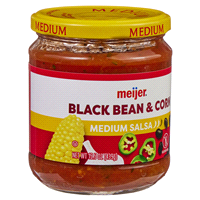 slide 7 of 29, Meijer Medium Black Bean & Corn Salsa, 15.50 oz