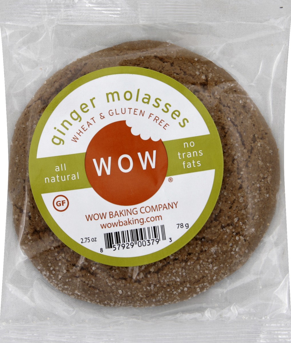 slide 1 of 5, Wow Baking Company Ginger Molasses Cookie, 2.75 oz