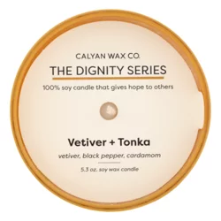 Calyan Wax Co Calyan Vetiver Tonka Soy Candl