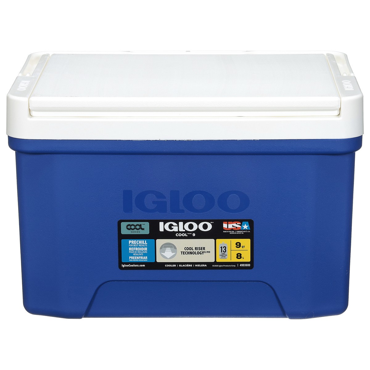 slide 1 of 9, Igloo Majestic Blue Cooler - 9 Quart, 9 qt