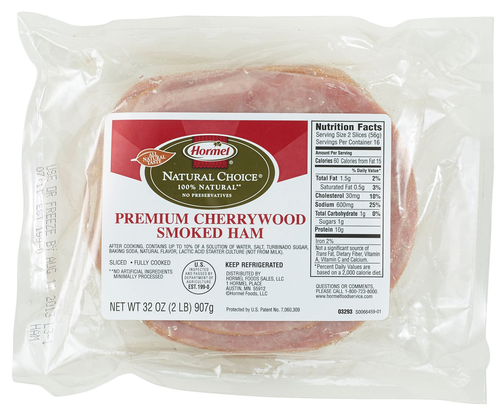 slide 1 of 1, Hormel Nat Choice Cherrywood Ham, 2 lb