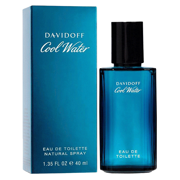 slide 1 of 3, Davidoff Cool Water Eau De Toilette Spray For Men, 1 ct