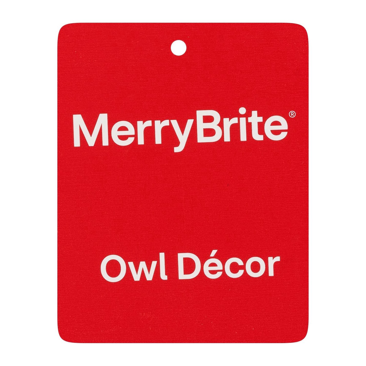 slide 2 of 3, Merry Brite Owl Décor, 6.9 In, 1 ct