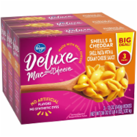 slide 1 of 1, Kroger Deluxe Mac And Cheese Shells & Cheddar, 36 oz