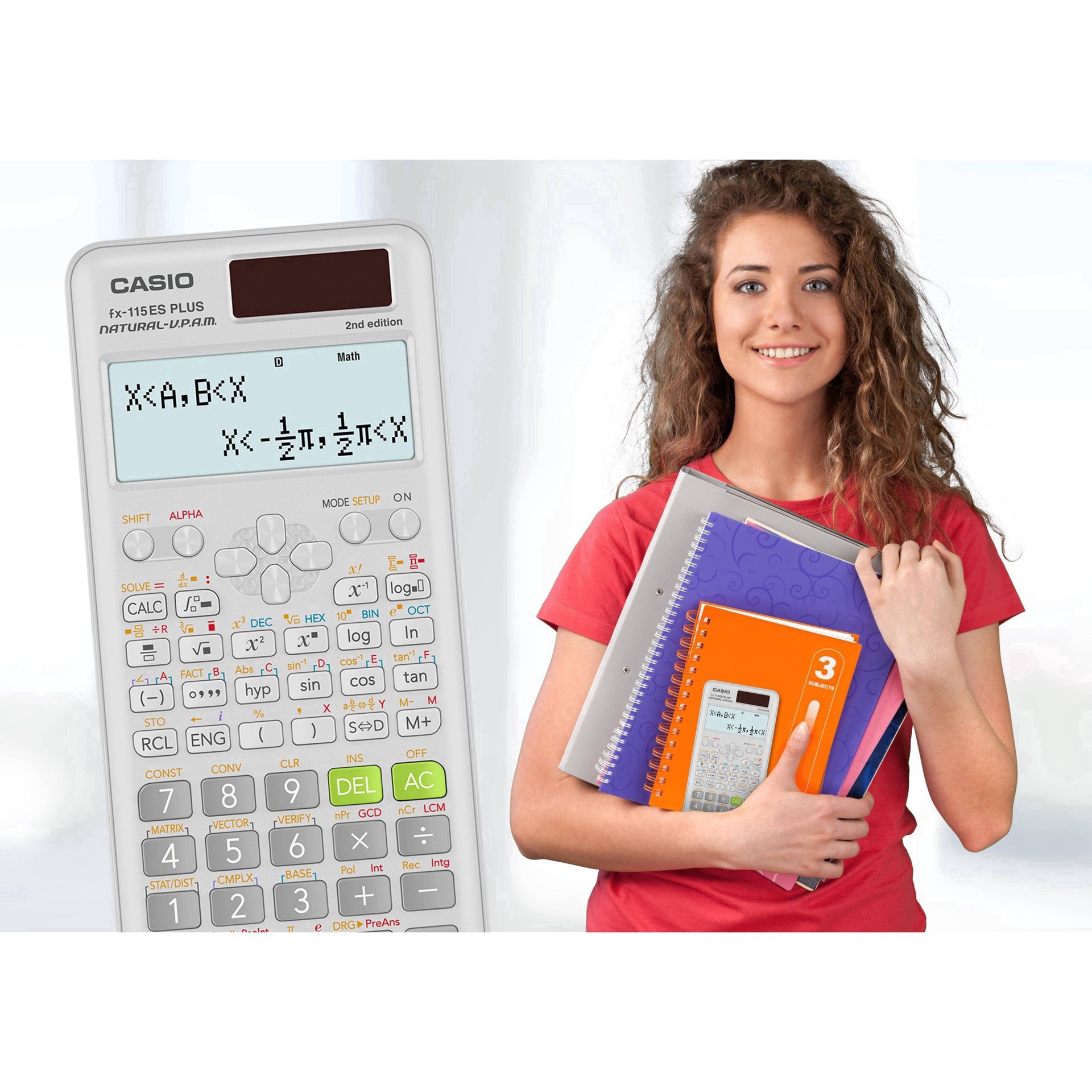 slide 33 of 40, Casio Fx-115Es Plus Natural-V.P.A.M. 2Nd Edition Scientific Calculator, White, Fx-115Espls2-S, 1 ct