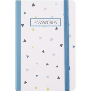 slide 1 of 1, PlanAhead Password Book, 5.5 x 3.5 in, Assorted Designs, 1 ct