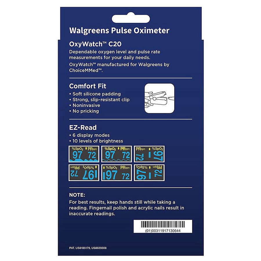 slide 2 of 5, Walgreens Fingertip Pulse Oximeter, 1 ct