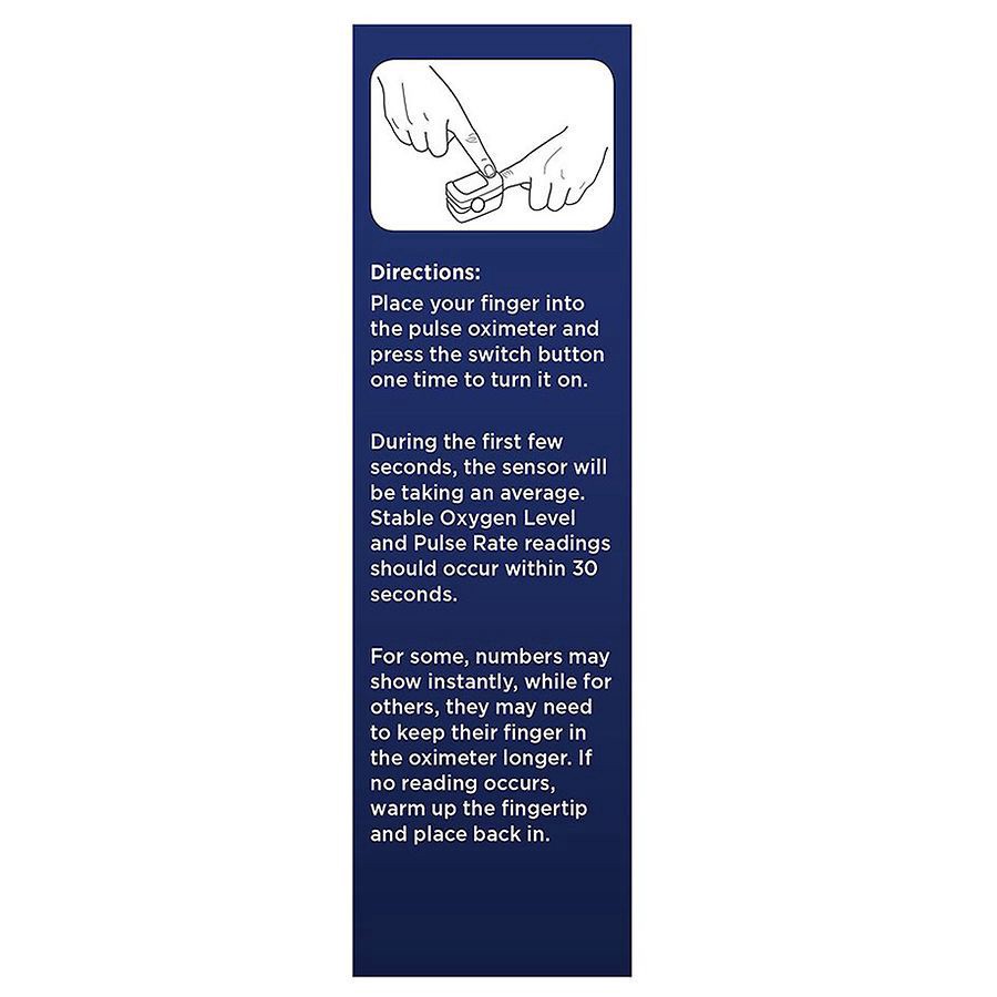 slide 5 of 5, Walgreens Fingertip Pulse Oximeter, 1 ct