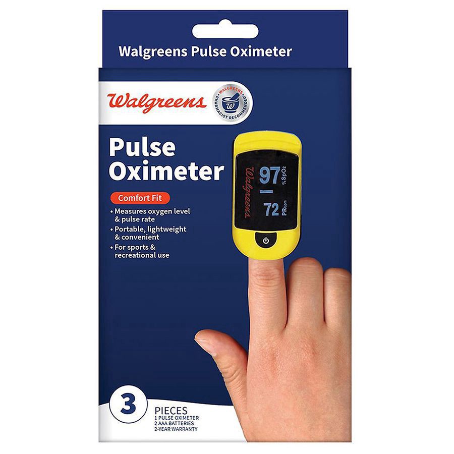 slide 1 of 5, Walgreens Fingertip Pulse Oximeter, 1 ct