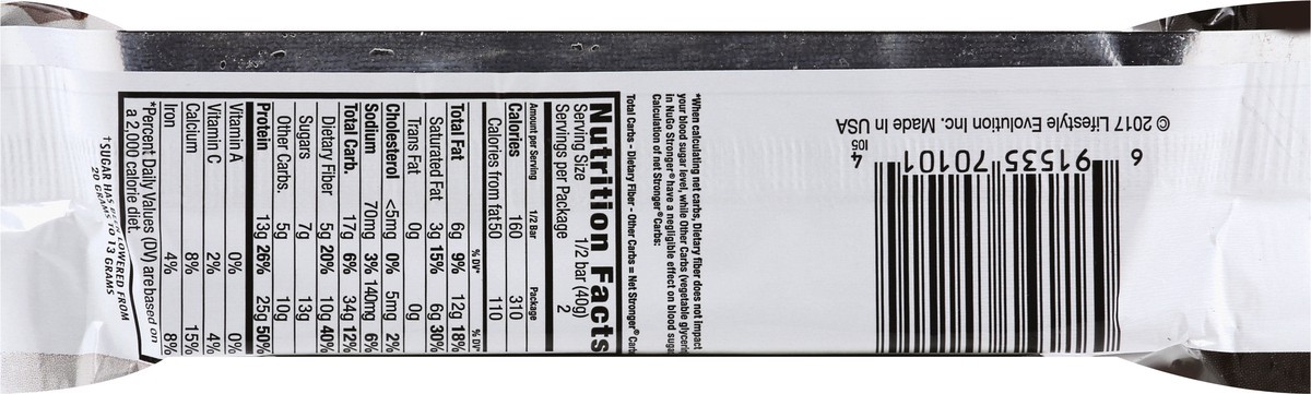 slide 5 of 9, NuGo Stronger Lower Sugar Dark Chocolate Caramel Whey Protein Bars 2.82 oz, 2.82 oz