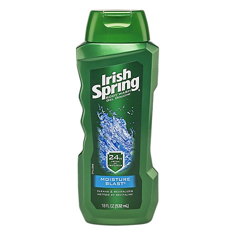 slide 1 of 1, Irish Spring Body Wash Moisture Blast, 18 fl oz