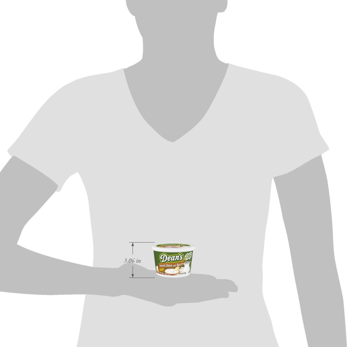 slide 8 of 13, Dean's French Onion with Bacon Dip 16 oz, 16 oz