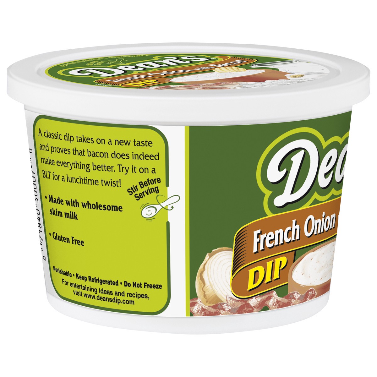slide 11 of 13, Dean's French Onion with Bacon Dip 16 oz, 16 oz