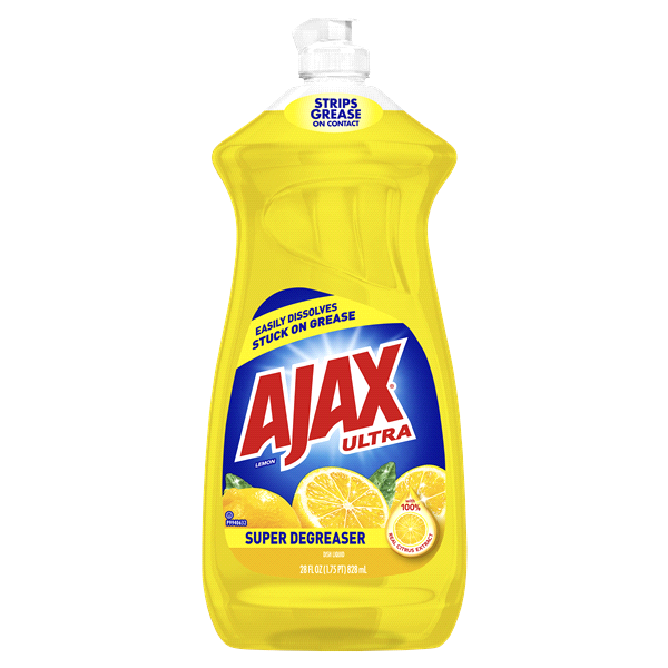 slide 1 of 1, Ajax Lemon, 28 oz