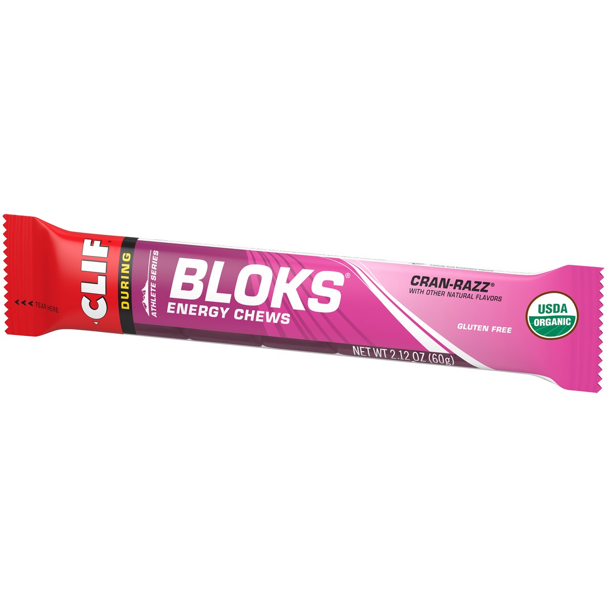 slide 9 of 9, CLIF Bloks Cranrazz Energy Chews, 2.12 oz