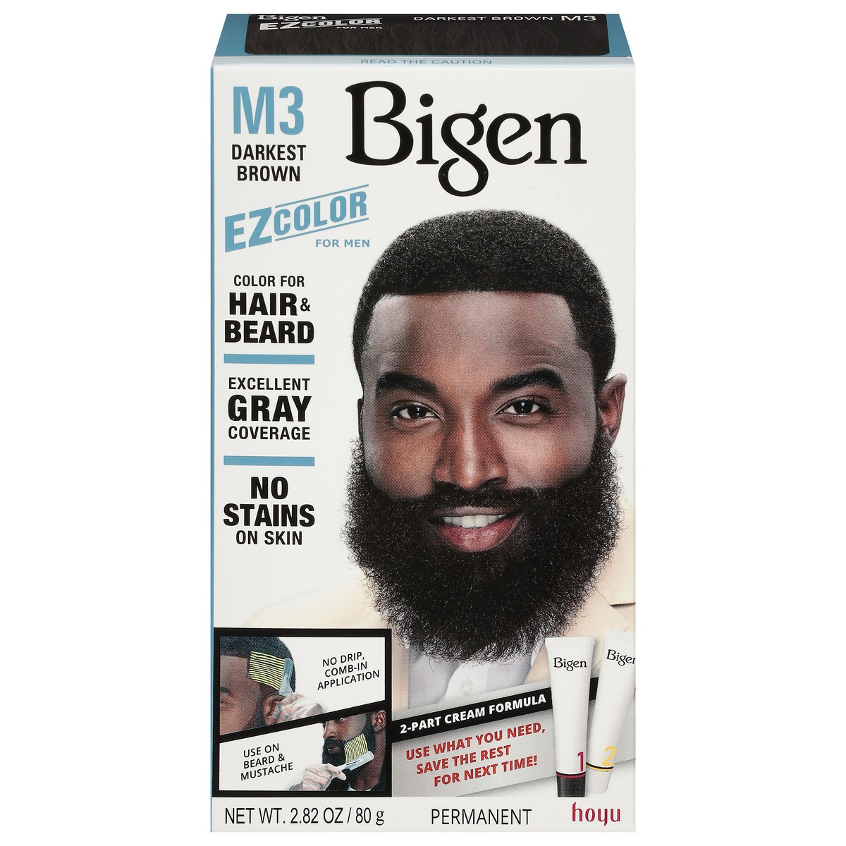 slide 1 of 9, Bigen EZ Color for Men M3 Darkest Brown 2.82 oz, 2.82 oz