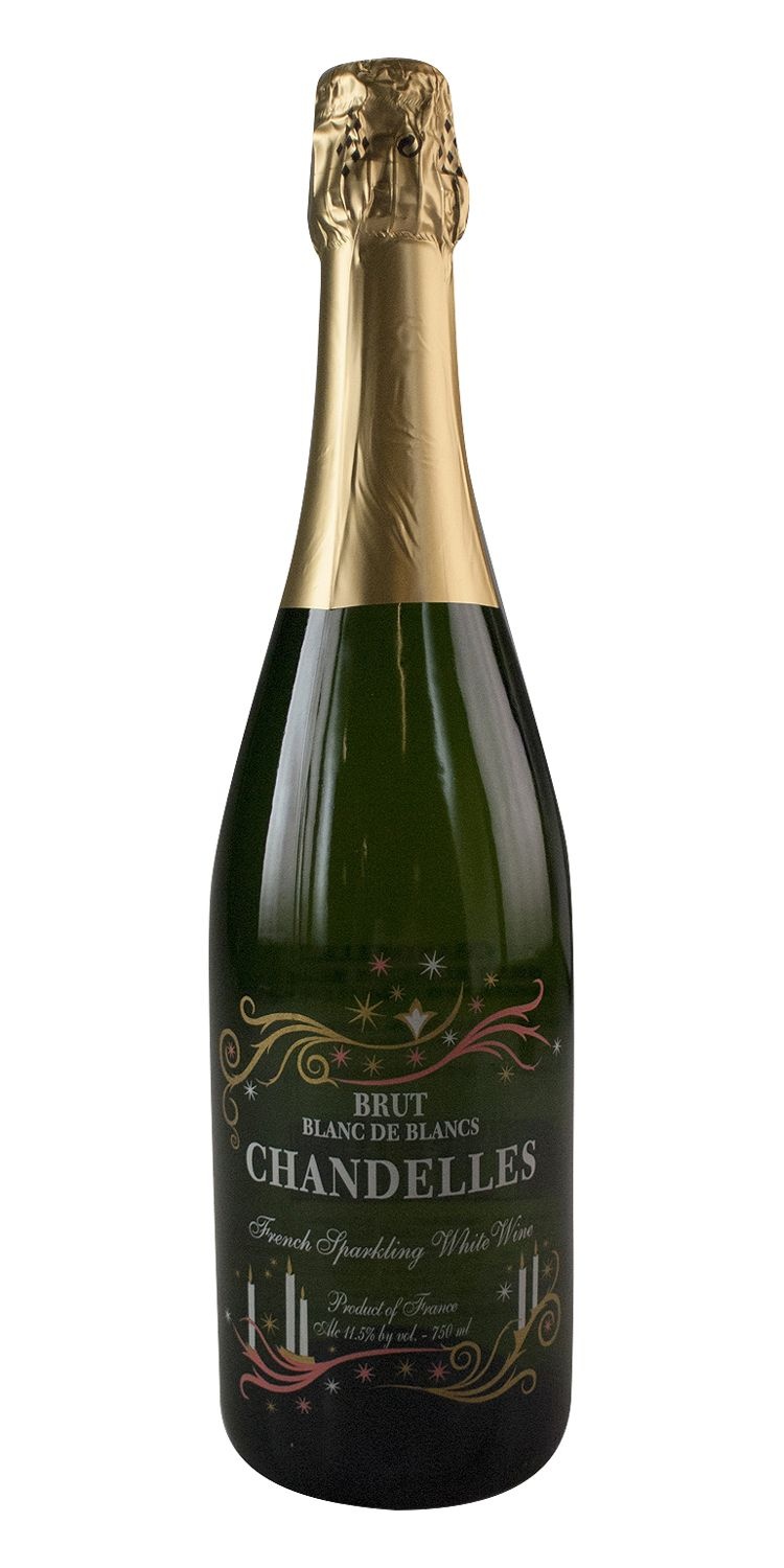 slide 1 of 1, Les Chandelles Sparkling White Wine, 750 ml