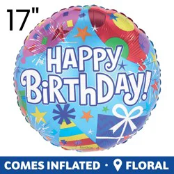 Happy Birthday Helium Filled Balloon