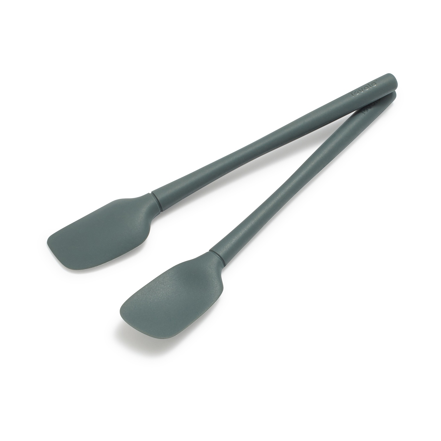 slide 1 of 1, Sur La Table Flex-Core Mini Silicone Spatula and Spatula Spoon, Navy, 2 ct