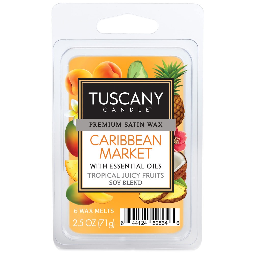 slide 1 of 2, Tuscany Candle Caribbean Market Wax Melts - Orange, 2.5 oz