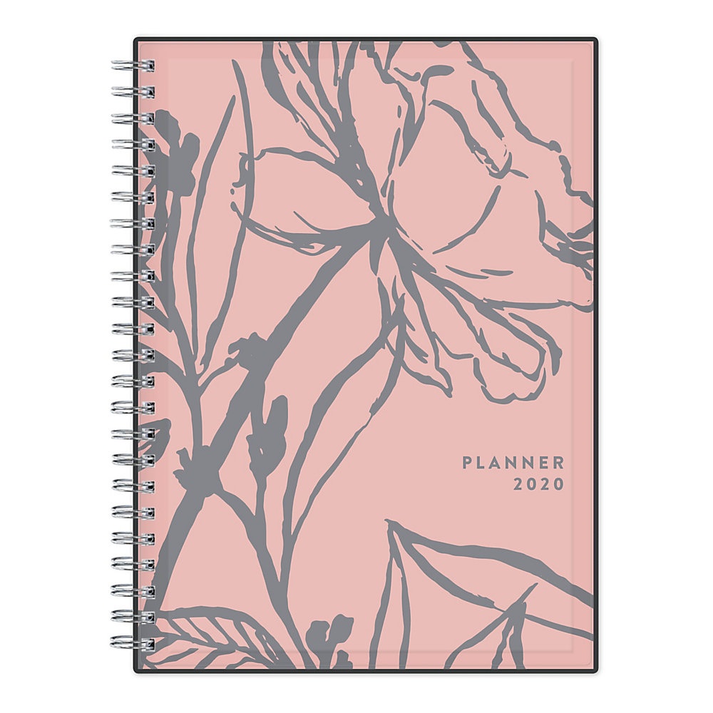 slide 1 of 6, Blue Sky Stay Chic Cyo Weekly/Monthly Planner, 5-7/8'' X 8-5/8'', Valley Rose, January To December 2020, 117428, 1 ct