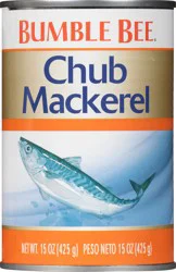 Bumble Bee Chub Mackerel 15 oz. Can