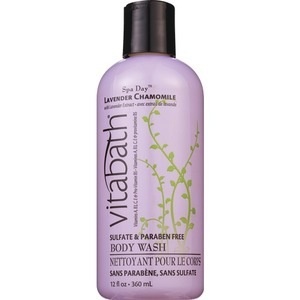 slide 1 of 1, Vitabath Lavender Chamomile Moisturizing Body Wash, 12 oz