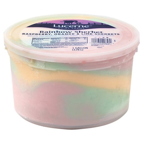 Rainbow Sherbet Ice Cream 1 Gallon - Meadow Gold® Dairy