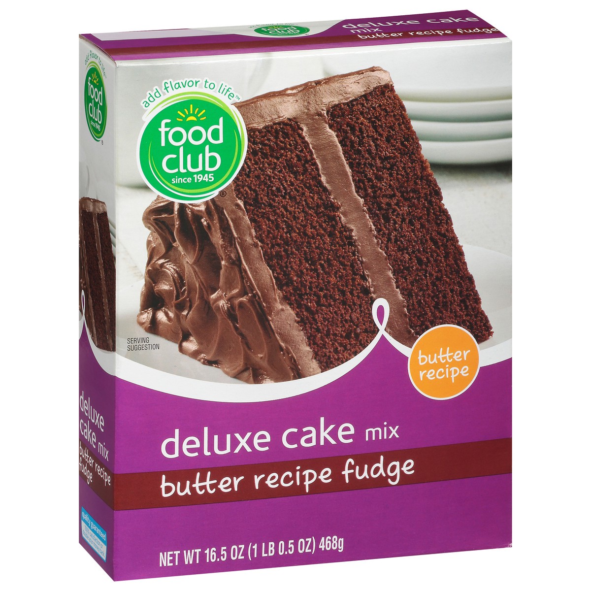 slide 7 of 9, Food Club Butter Recipe Fudge Deluxe Cake Mix 16.5 oz, 16.5 oz