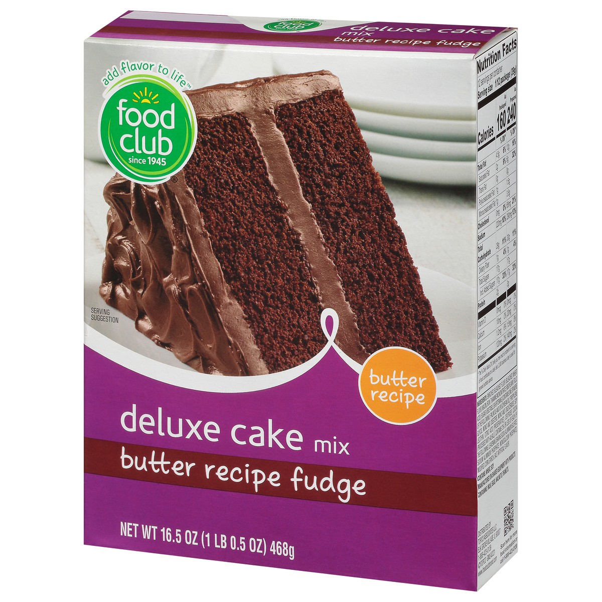 slide 8 of 9, Food Club Butter Recipe Fudge Deluxe Cake Mix 16.5 oz, 16.5 oz