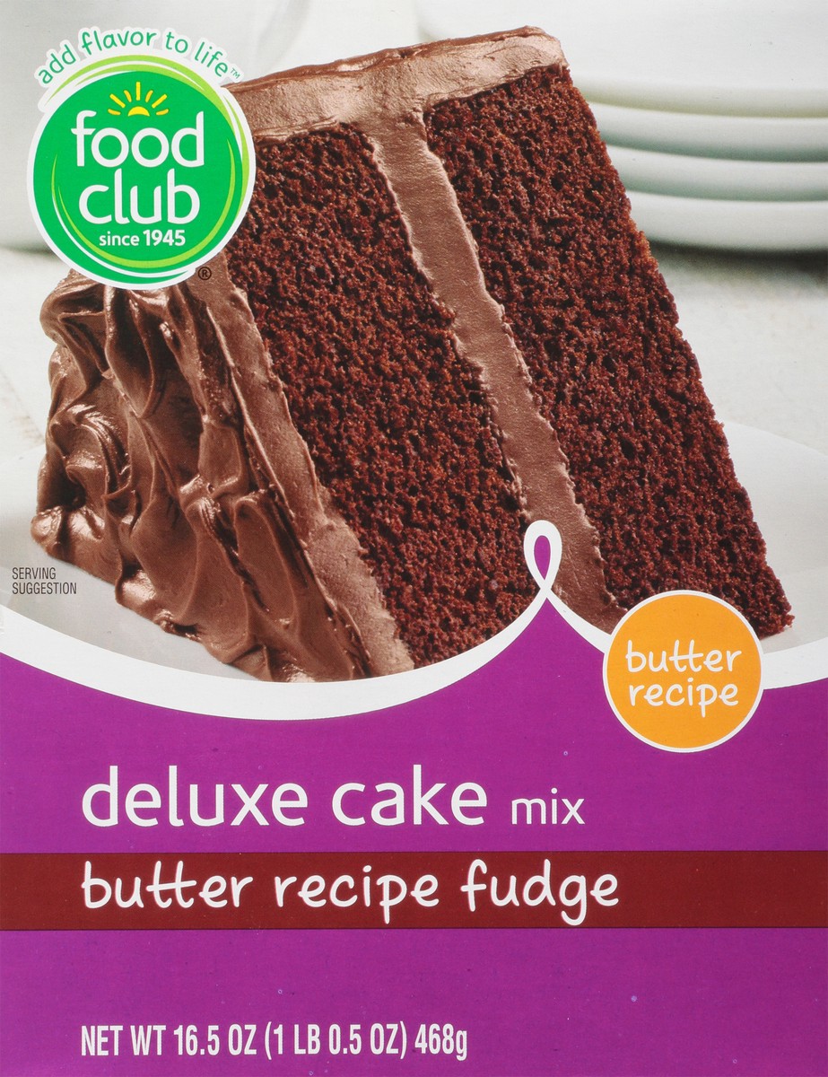 slide 9 of 9, Food Club Butter Recipe Fudge Deluxe Cake Mix 16.5 oz, 16.5 oz