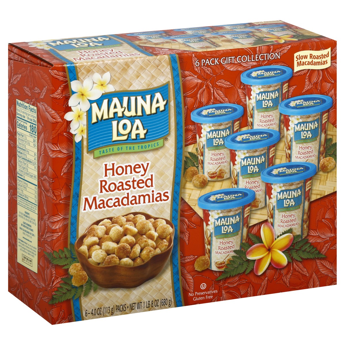 slide 2 of 10, Mauna Loa Roasted Honey Macadamia's /, 6 ct; 24 oz